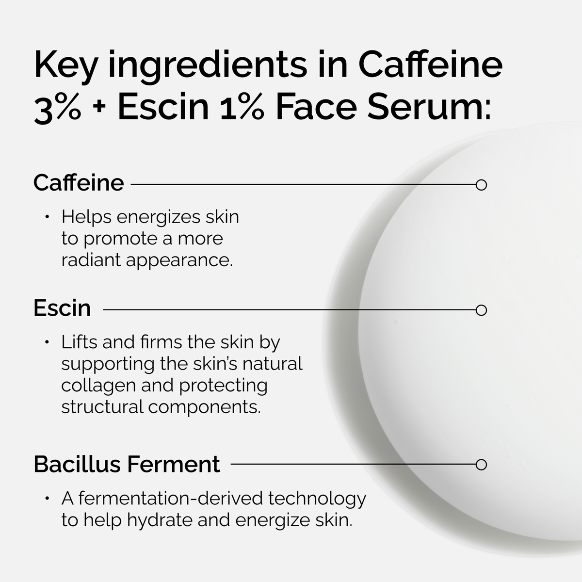 3% + Escin 1% Face Serum - Easy Routine